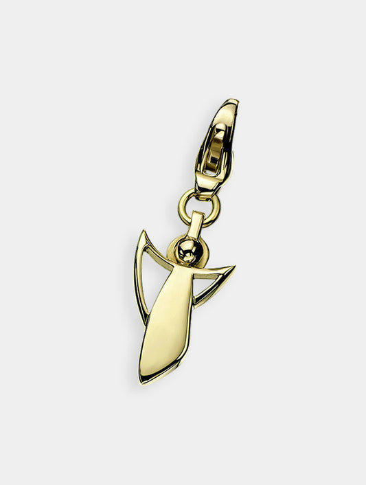 Schutzengel Charm 585 Gelbgold poliert